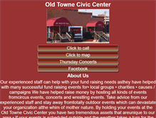 Tablet Screenshot of otciviccenter.com
